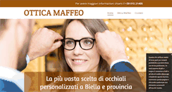 Desktop Screenshot of otticamaffeo.com